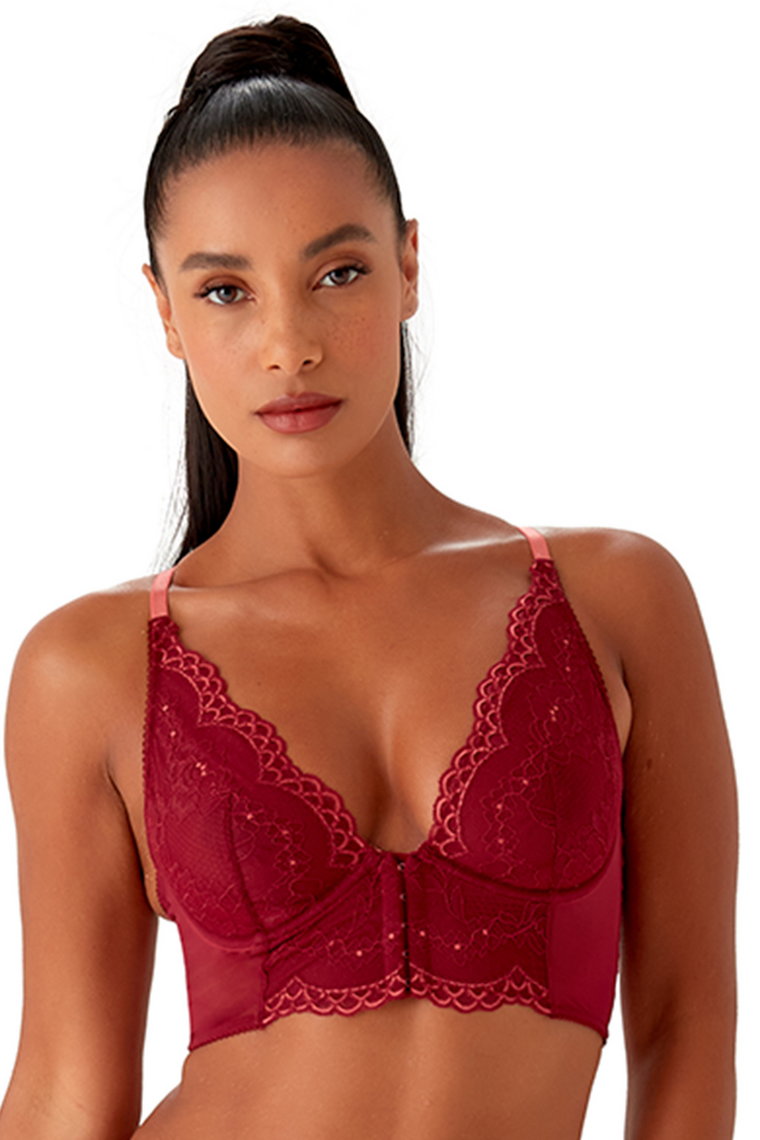 Biustonosz braletka Gossard 7718 cranberry