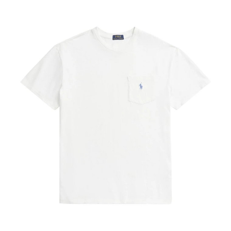 Białe T-shirty i Pola Sscnpktclsm1 Ralph Lauren