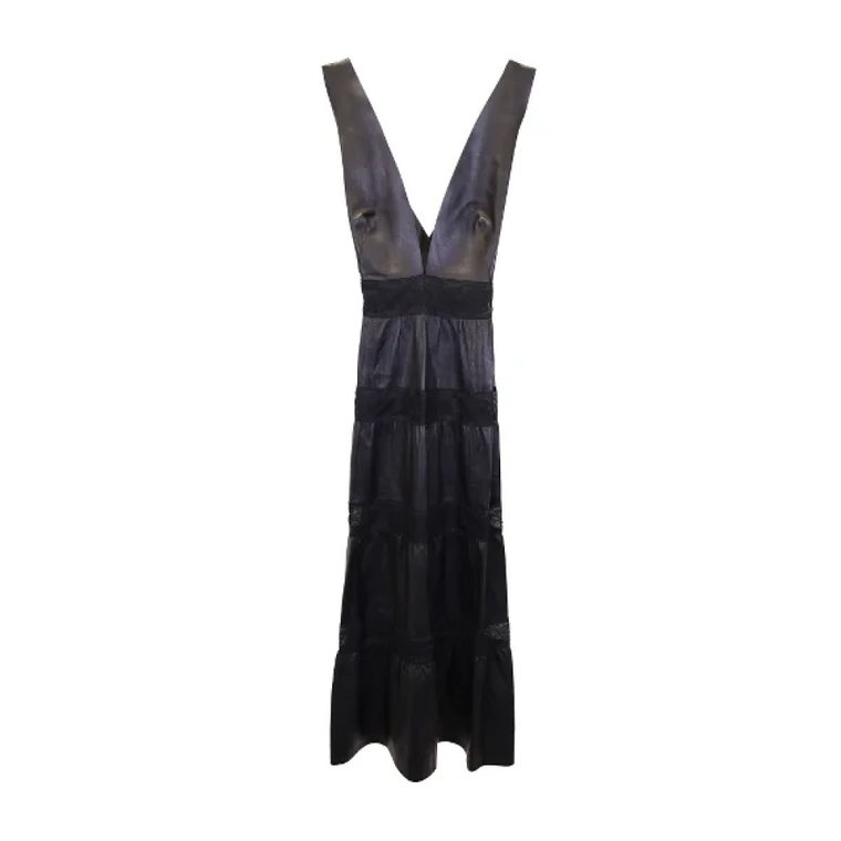 Pre-owned Leather dresses Valentino Vintage