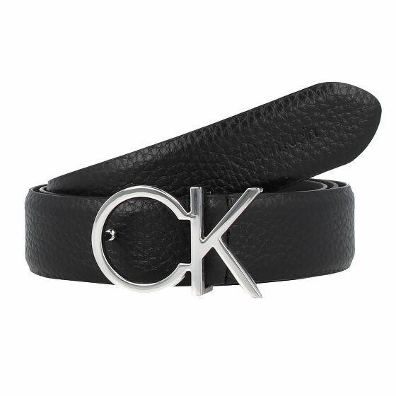 Calvin Klein CK Logo Pas Skórzany black 95 cm