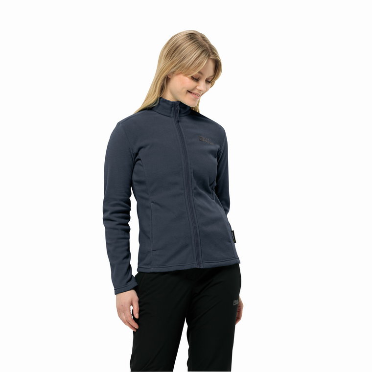 Damska bluza polarowa Jack Wolfskin TAUNUS FZ W night blue - XS