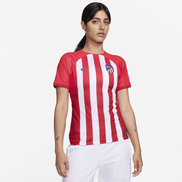 Damska koszulka piłkarska Nike Dri-FIT Atlético Madryt Stadium 2023/24 (wersja domowa) - Czerwony