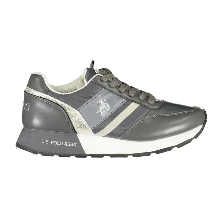 Szare Buty Sportowe dla Kobiet U.s. Polo Assn.