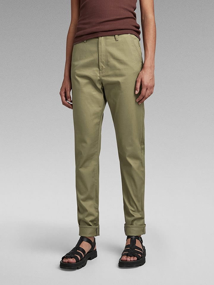 G-Star Spodnie chino w kolorze khaki