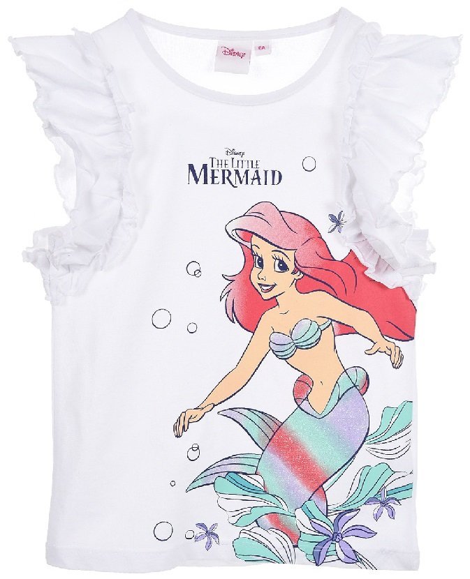 T-shirt dla dziewczynki - Disney Księżniczki - Ariel