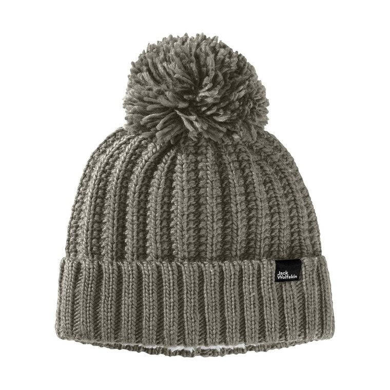 Czapka na zimę Jack Wolfskin HIGHLOFT KNIT BEANIE W anis - S