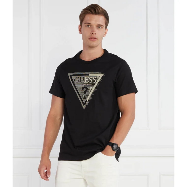 GUESS T-shirt SS CN SHADED TRIANGL | Regular Fit