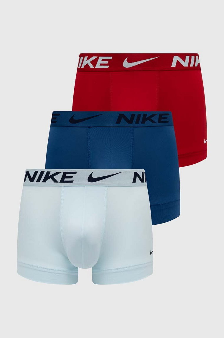 Nike bokserki 3-pack męskie kolor niebieski 0000KE1156