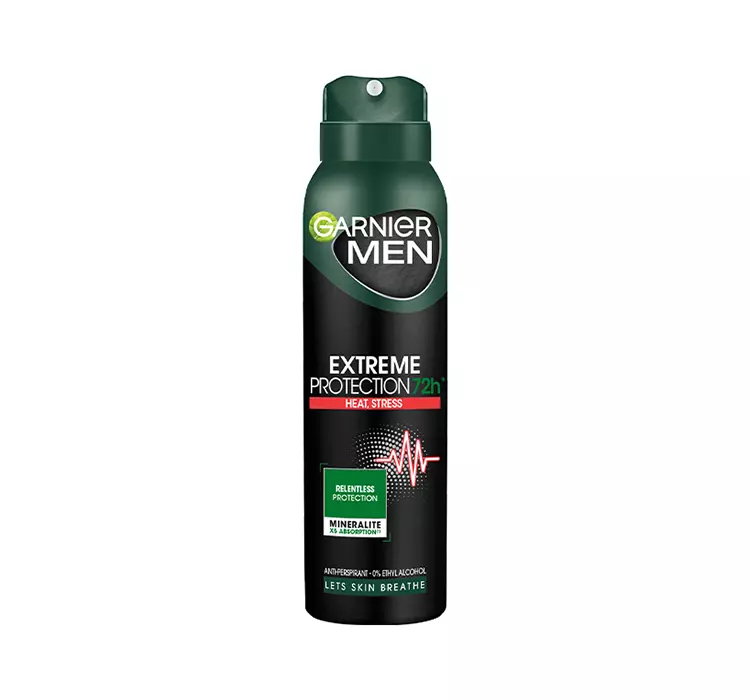 GARNIER MEN EXTREME PROTECTION 72H ANTYPERSPIRANT W SPRAYU DLA MĘŻCZYZN 150ML