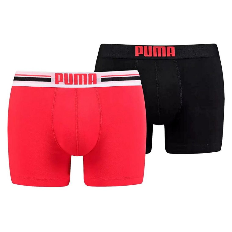 Bokserki męskie Puma Placed Logo Boxer 906519 zestaw 2-pak