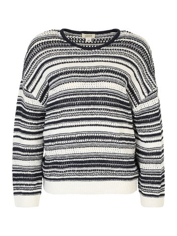 Oasis Sweter  atramentowy / biały