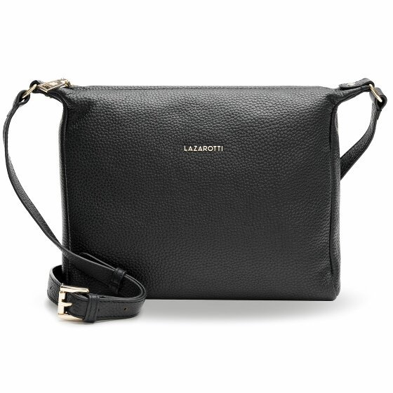 Lazarotti Bologna Leather Torba na ramię Skórzany 25 cm black