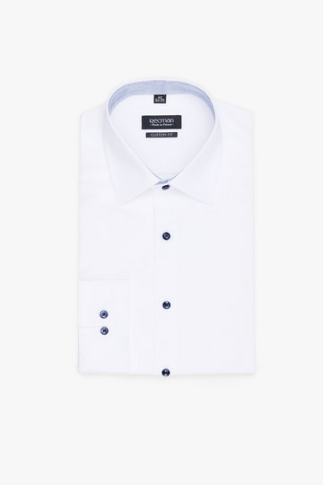 Biała koszula Recman Bexley 2954/1E custom fit