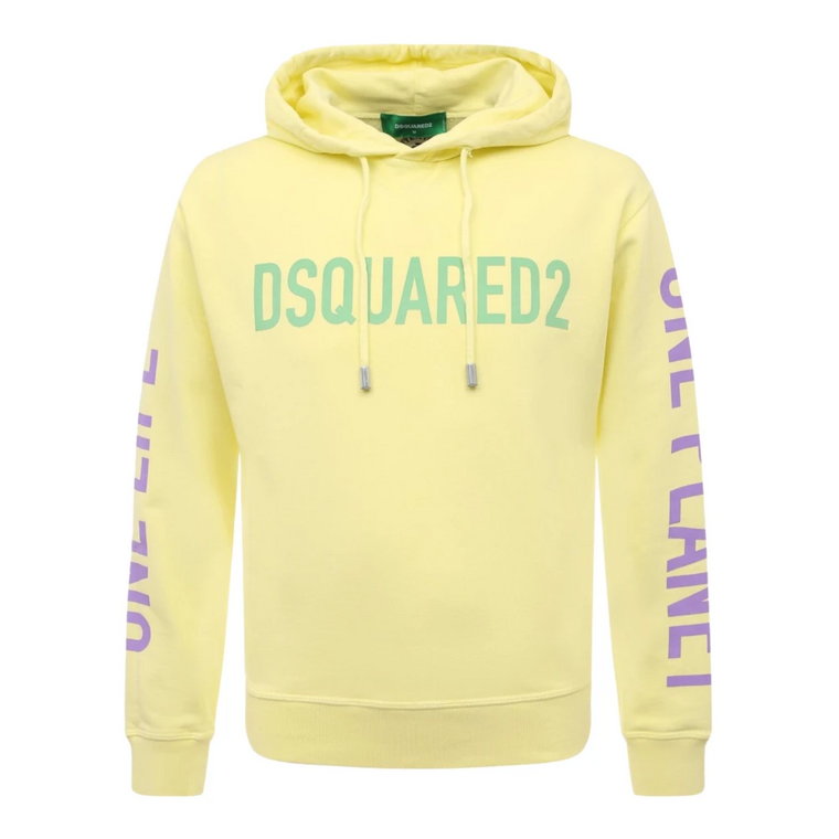 Żółty Sweter - Kolekcja One Life One Planet Dsquared2