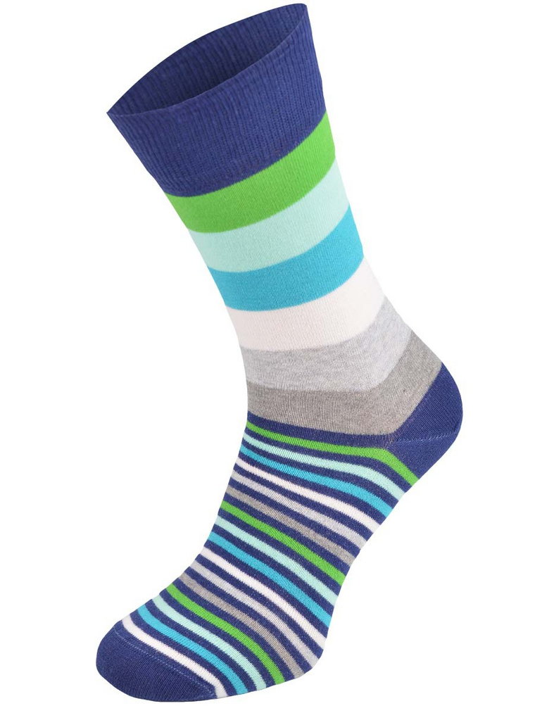 Kolorowe skarpetki Cotton Socks 163, wesołe motywy- wzór PASY