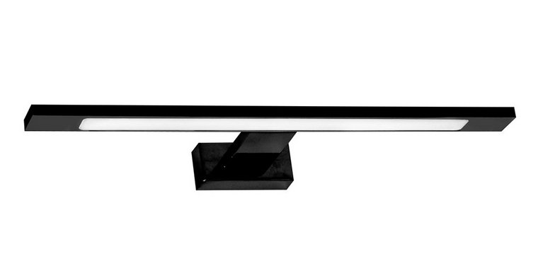 Czarny kinkiet łazienkowy LED - N015-Cortina 7W 40x12x7 cm