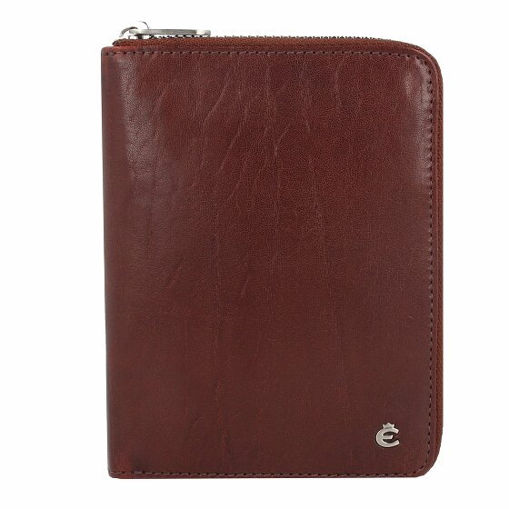 Esquire Toscana Wallet RFID Leather 10,5 cm coffee