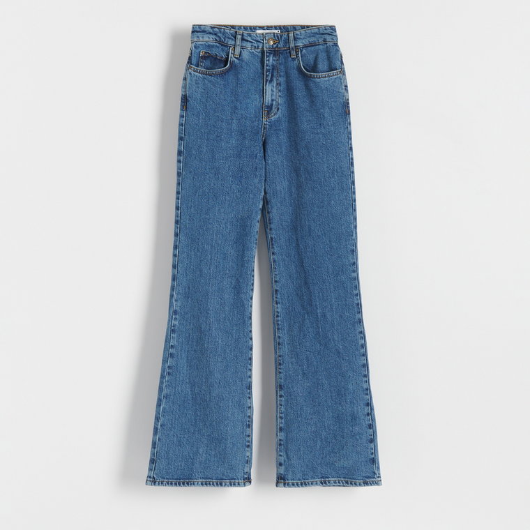 Reserved - Jeansy z rozszerzanymi nogawkami - niebieski