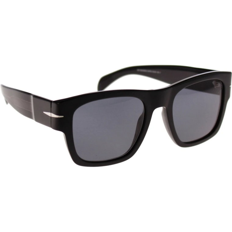Ikoniczne okulary przeciwsłoneczne z jednolitymi soczewkami Eyewear by David Beckham