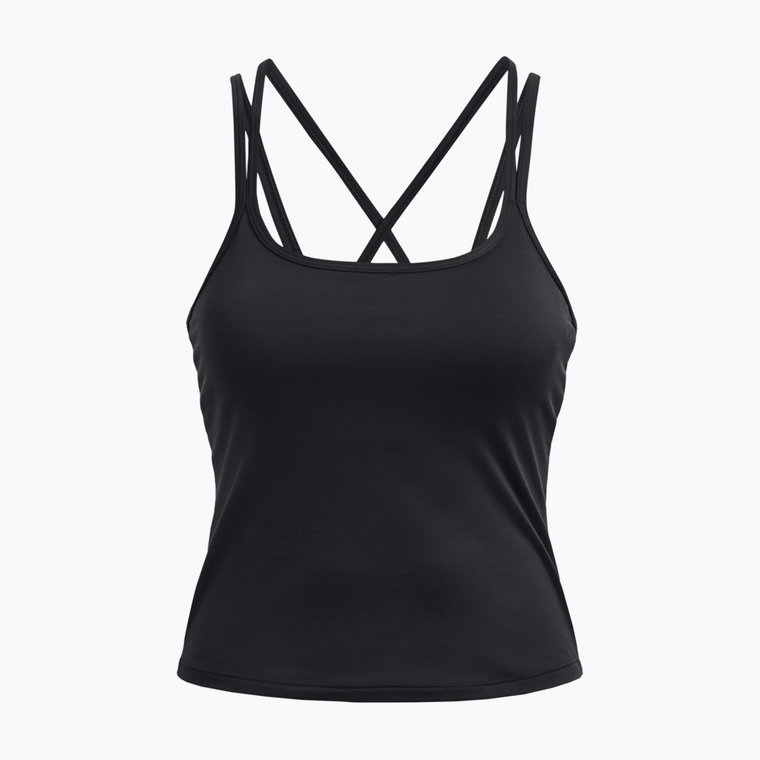 Tank top treningowy damski Under Armour Meridian Fitted Tank black/metallic silver