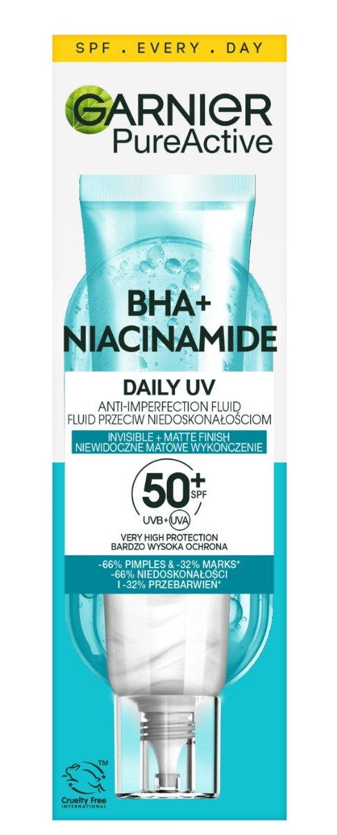 Garnier Skin Naturals BHA + Niacynamid Fluid na dzień 40ml