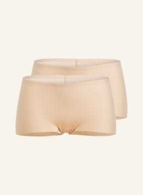 Magic Bodyfashion Majtki Dream Invisibles Boyshort, 2 Szt beige