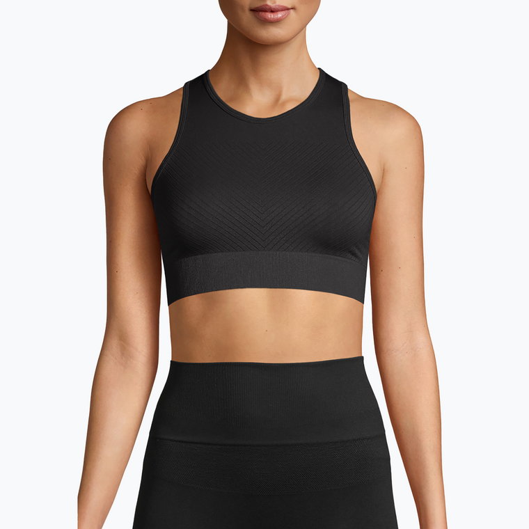 Top treningowy damski Casall Essential Block Seamless Sport black