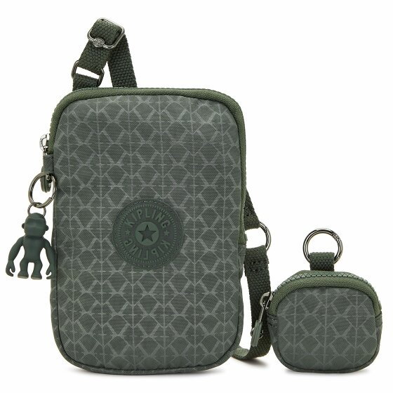 Kipling Basic Plus Elvin Etui na telefon komórkowy 13 cm sign green emb