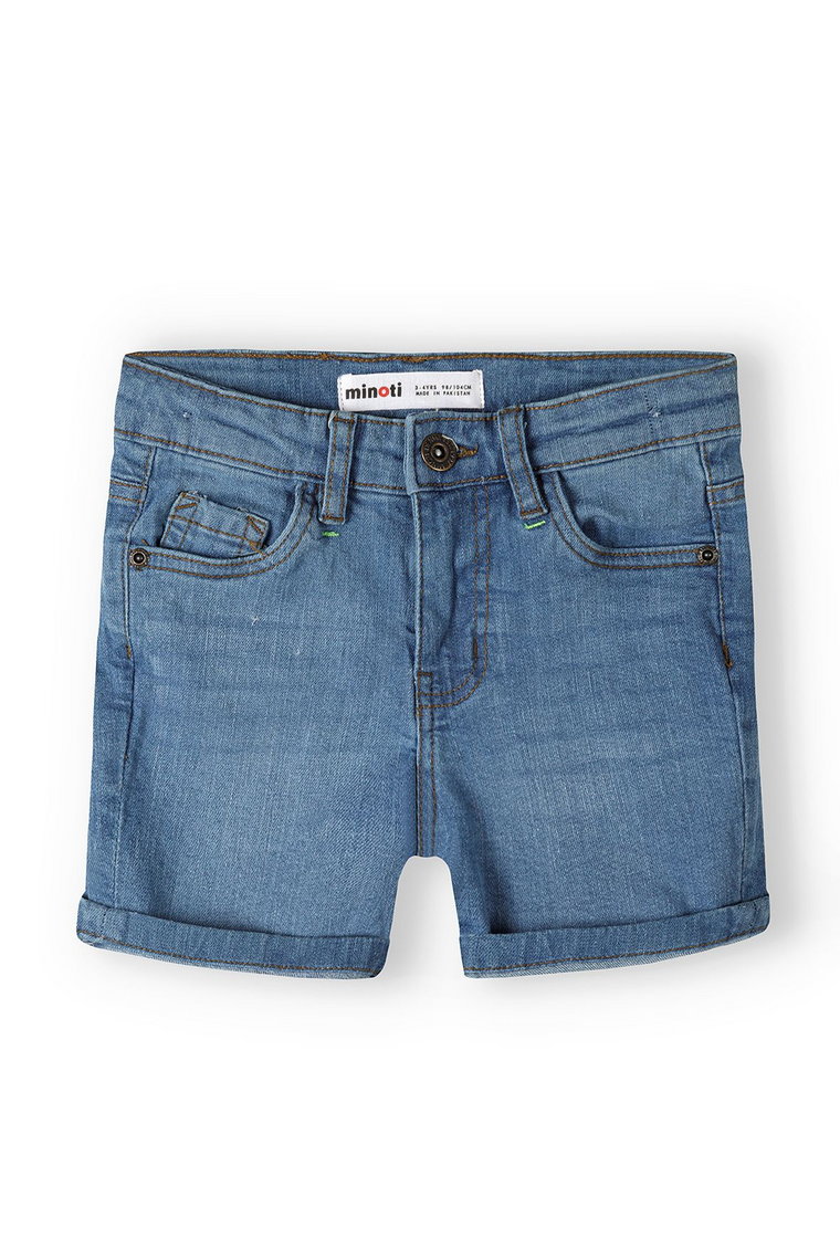 Jeansowe krótkie spodenki dla chłopca