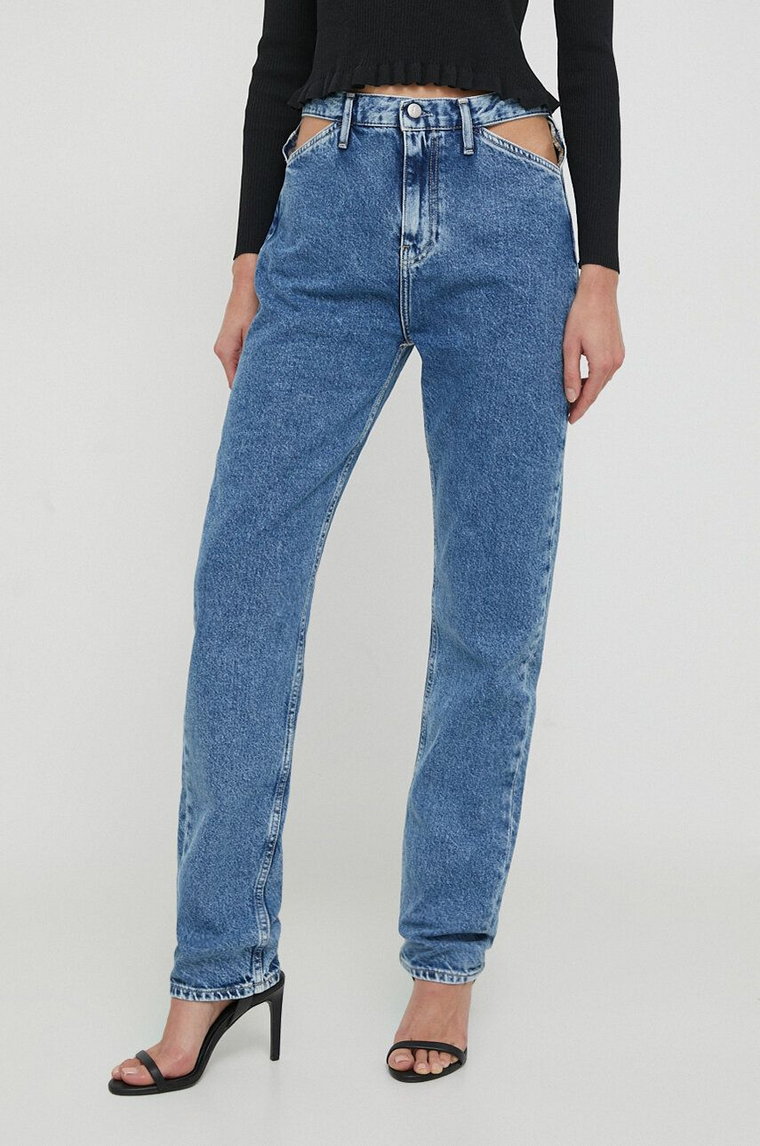 Calvin Klein Jeans jeansy damskie high waist