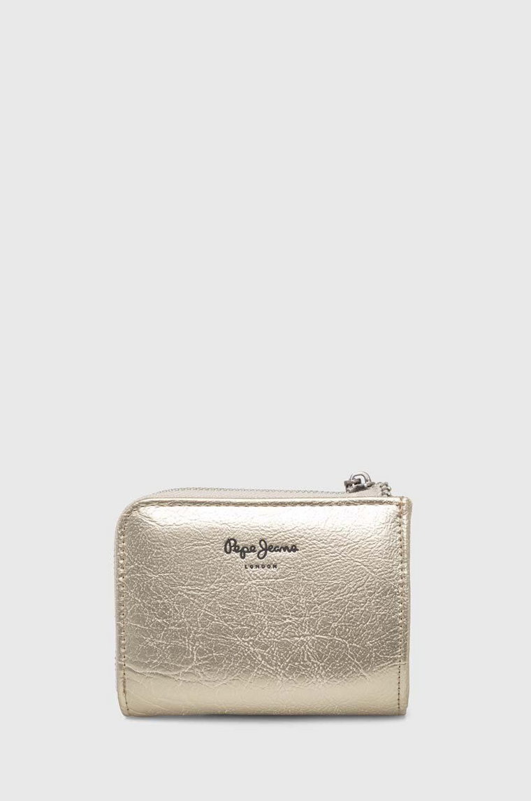 Pepe Jeans portfel BRIANA WALLET damski kolor złoty PL070245