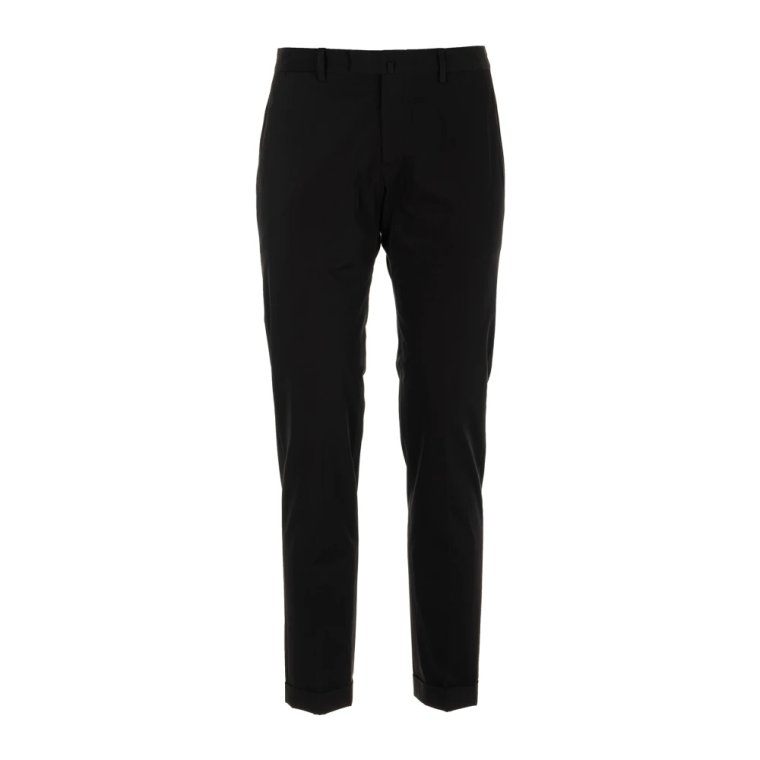 Czarne Spodnie Pantalone Briglia