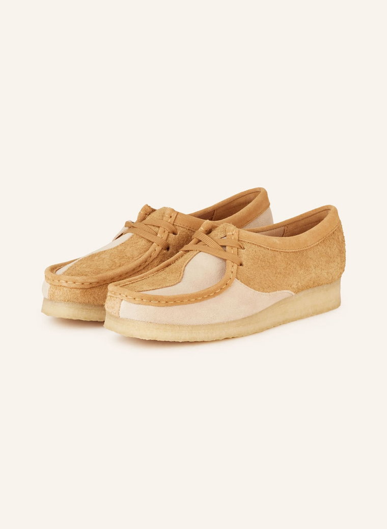 Clarks Originals Botki Zamszowe Wallabee braun