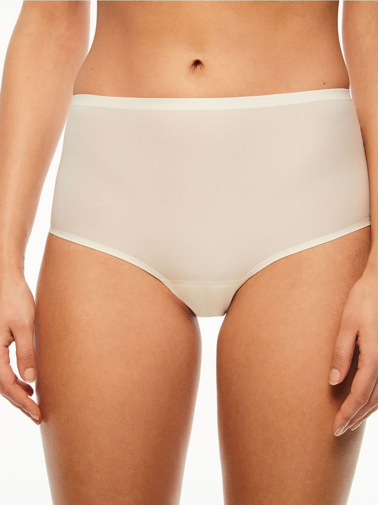 Chantelle - Damskie figi z wysokim stanem  SoftStretch, biały