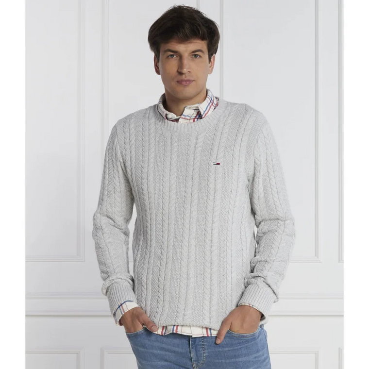 Tommy Jeans Sweter CABLE | Regular Fit