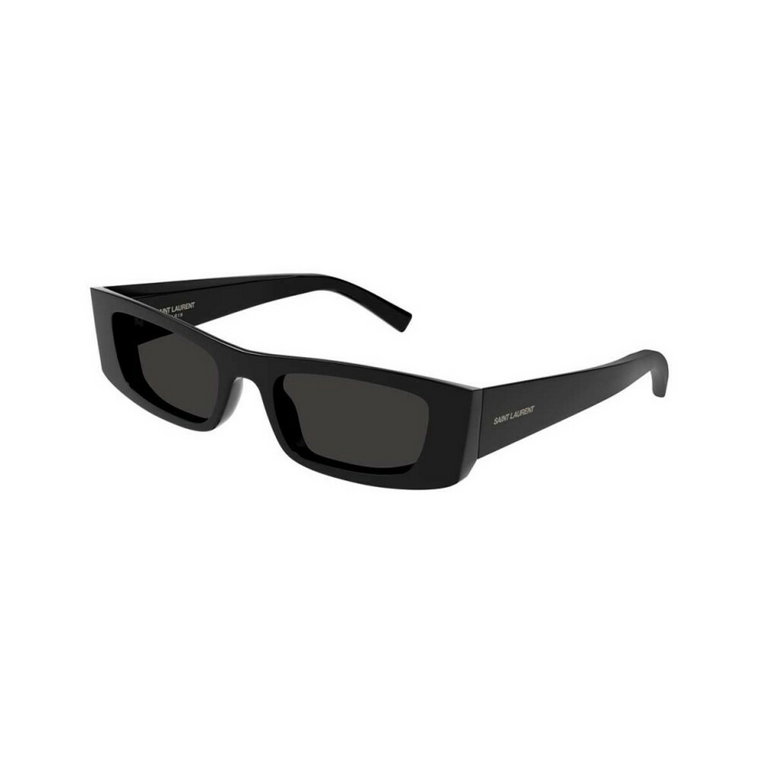 Modne męskie okulary przeciwsłoneczne z 52 mm soczewką Saint Laurent