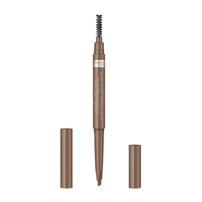 Rimmel Brow This Way Fill &amp; Sculpt automatyczna kredka do brwi z wegańską formułą 001 Blonde 0.25g