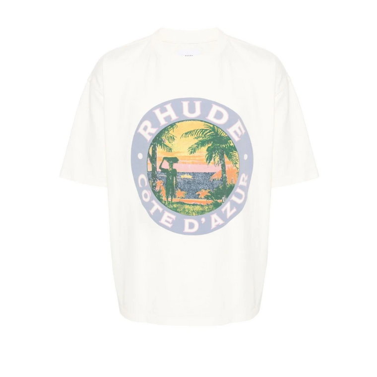 Nadrukowane T-shirty i Pola Crew Neck Rhude