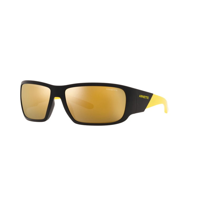 Matte Black Yellow/Gold Sunglasses Snap II Arnette