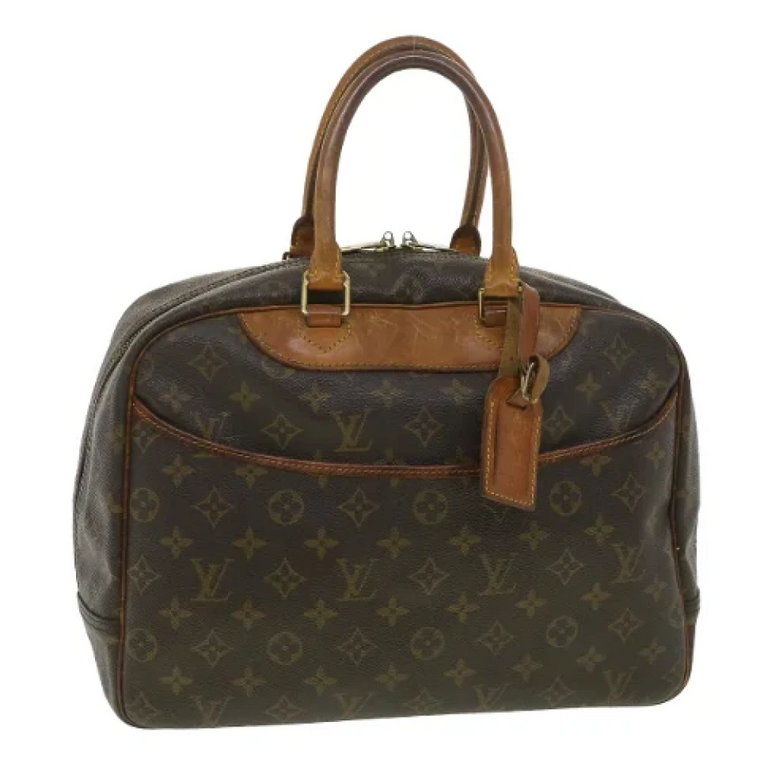 Używana Brązowa Torba z Kanwy Louis Vuitton Vintage