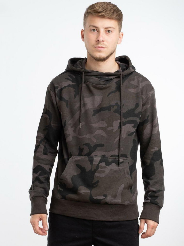 Bluza Z Kapturem Urban Classics TB1781 Ciemna Camo