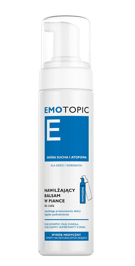Pharmaceris E Emotopic - Nawilżający balsam w piance do ciała 200ml