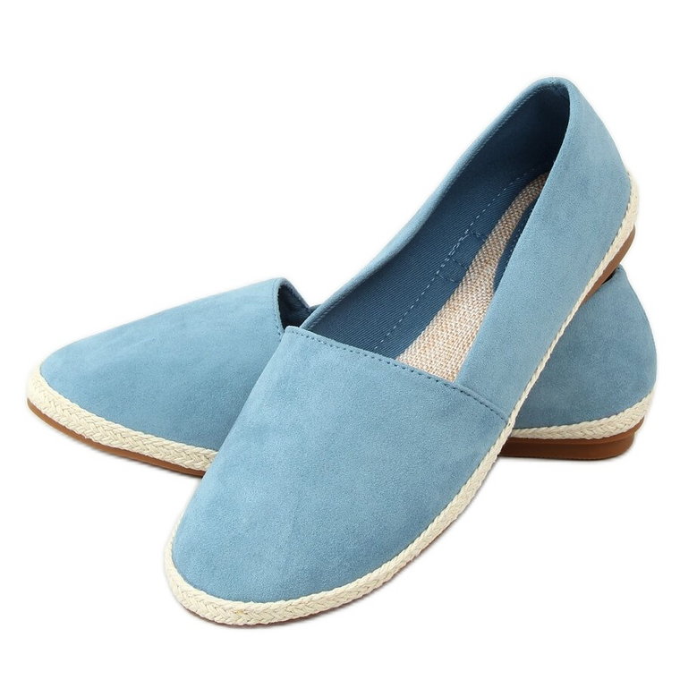 Tenisówki espadryle niebieskie 7870 Blue