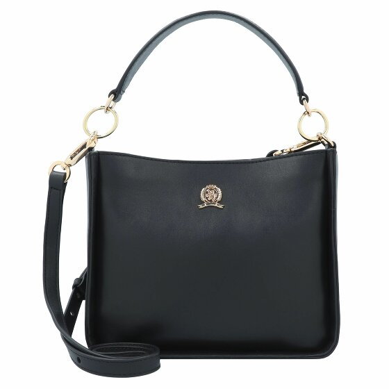 Tommy Hilfiger Crest Torba Skórzany 22.5 cm black