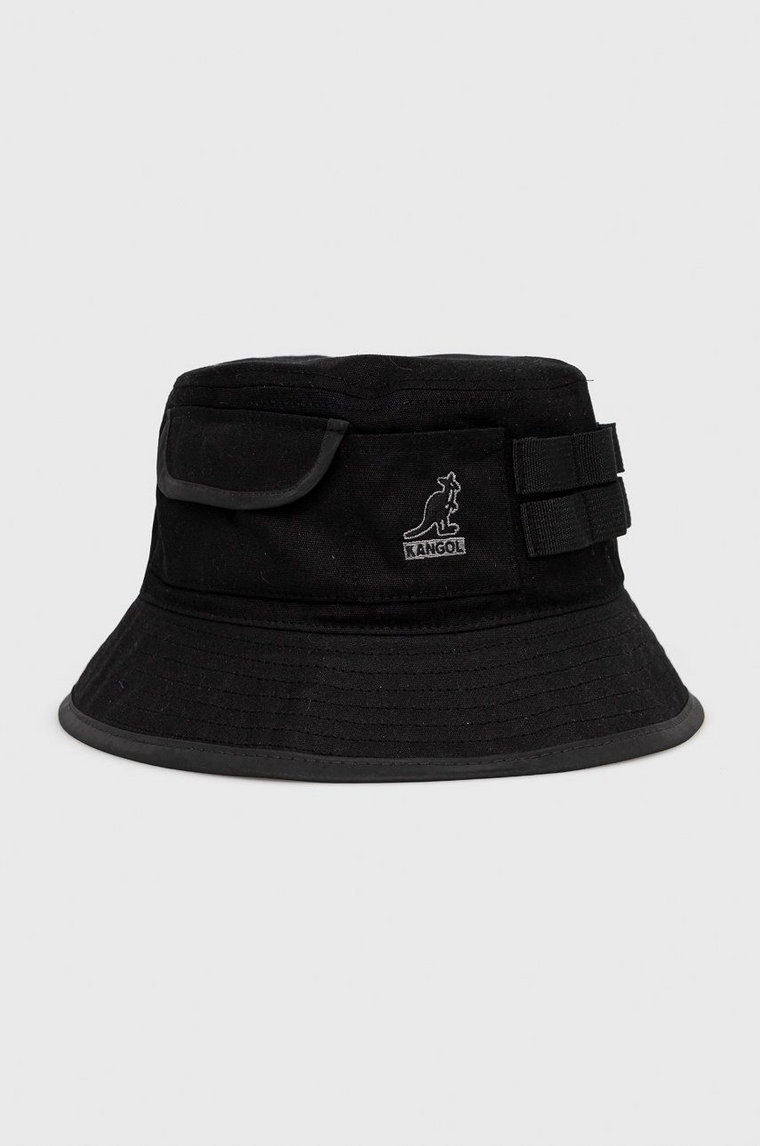 Kangol kapelusz bawełniany kolor czarny bawełniany K5328.BK001-BK001