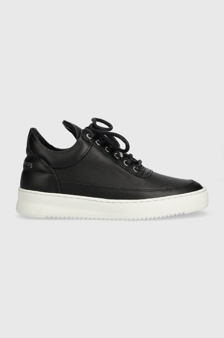 Filling Pieces sneakersy zamszowe Low Top Ripple kolor czarny