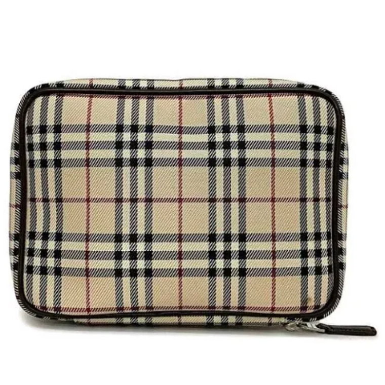 Pre-owned Canvas clutches Burberry Vintage