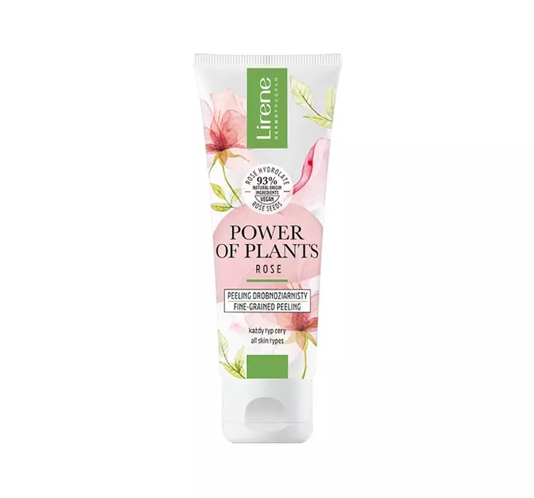 LIRENE POWER OF PLANTS ROSE PEELING DROBNOZIARNISTY 75ML