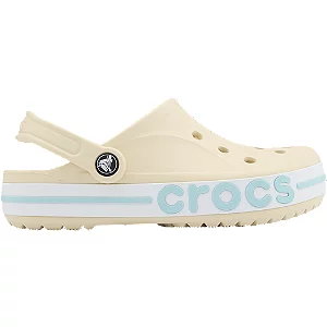 Kremowe klapki crocs - Damskie - Kolor: Kremowe - Rozmiar: 36