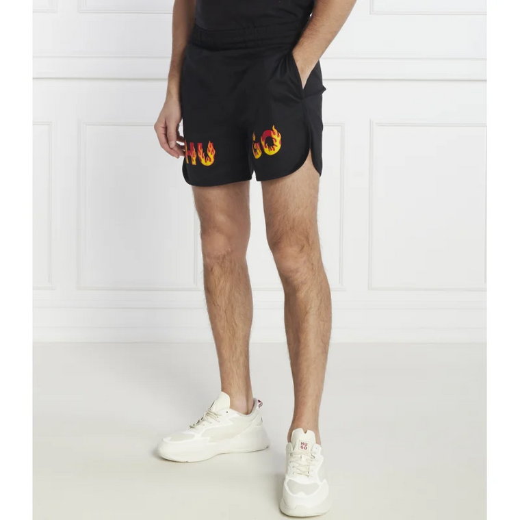 Hugo Bodywear Szorty HUGO Flames Shorts | Regular Fit